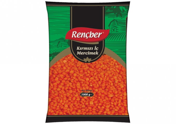 Kırmızı İç Mercimek 1 KG