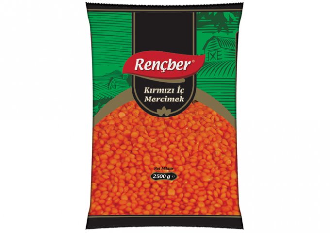 Kırmızı İç Mercimek 2,5 KG
